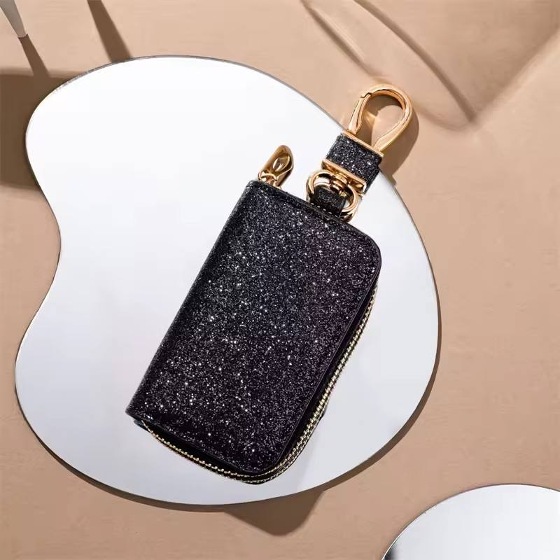 Shiny PU Car Key Pouch Holder Organizer for Ho<i></i>nda Europe - msd Brand Keychain Wallet